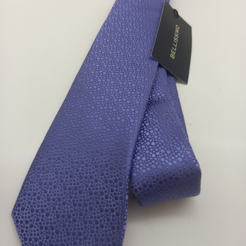 Purple Mens Silk Tie by Bellissimo